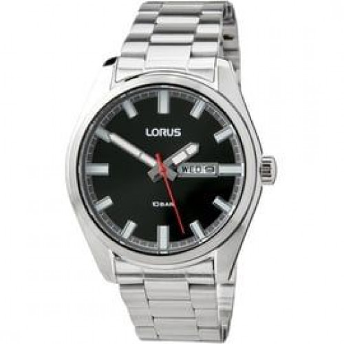 Lorus Herren Analog Quarz Uhr mit Metall Armband RH347AX9